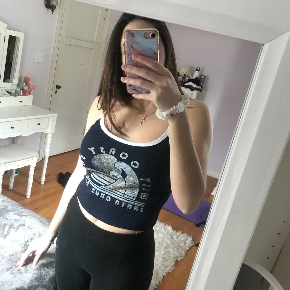 West Coast Surf Crop Top